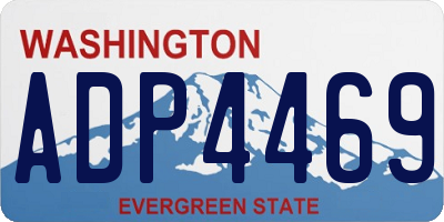 WA license plate ADP4469