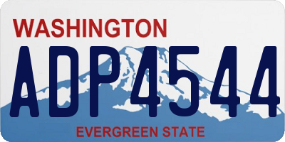 WA license plate ADP4544