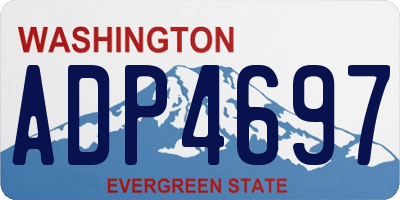 WA license plate ADP4697