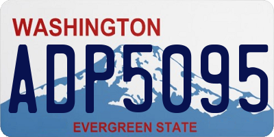 WA license plate ADP5095