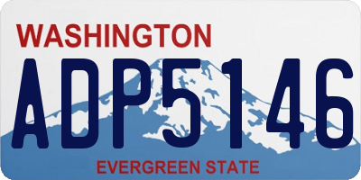 WA license plate ADP5146