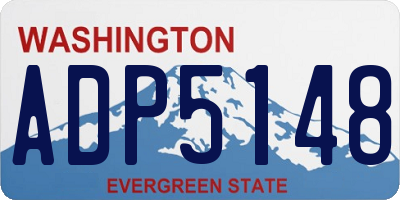 WA license plate ADP5148