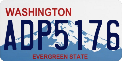 WA license plate ADP5176