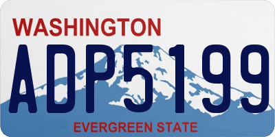 WA license plate ADP5199