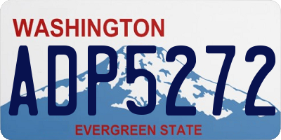 WA license plate ADP5272