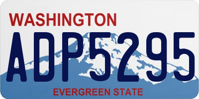 WA license plate ADP5295