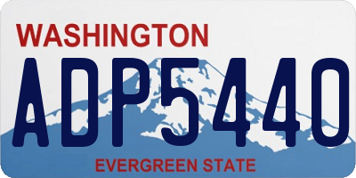 WA license plate ADP5440