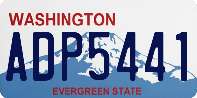 WA license plate ADP5441