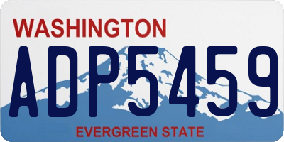 WA license plate ADP5459