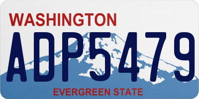 WA license plate ADP5479