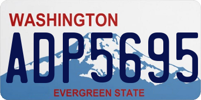 WA license plate ADP5695