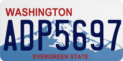WA license plate ADP5697