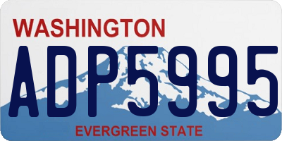 WA license plate ADP5995