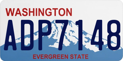 WA license plate ADP7148