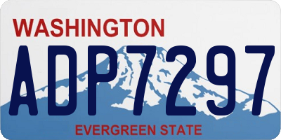 WA license plate ADP7297