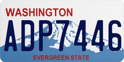 WA license plate ADP7446