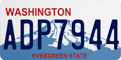 WA license plate ADP7944