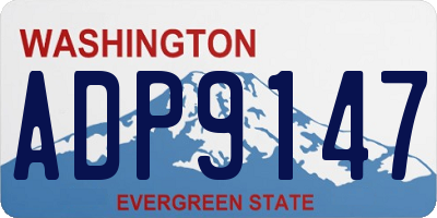 WA license plate ADP9147
