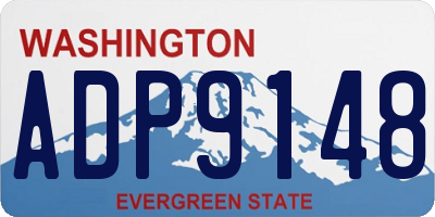 WA license plate ADP9148