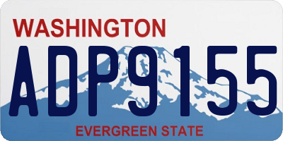 WA license plate ADP9155