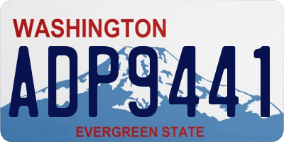 WA license plate ADP9441
