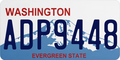 WA license plate ADP9448