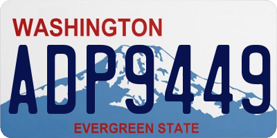 WA license plate ADP9449