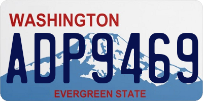 WA license plate ADP9469