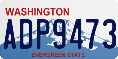 WA license plate ADP9473
