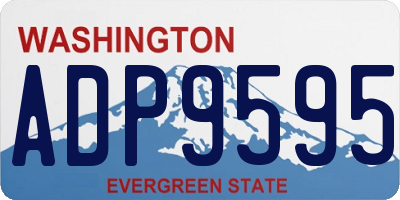 WA license plate ADP9595
