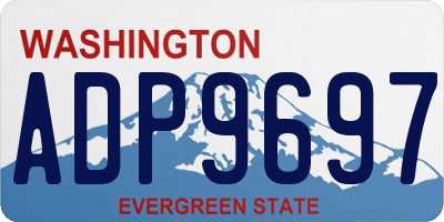 WA license plate ADP9697