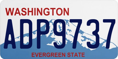 WA license plate ADP9737