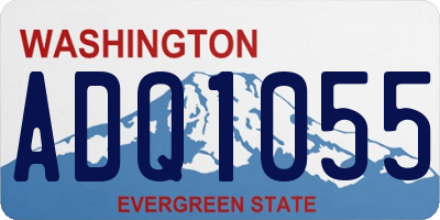 WA license plate ADQ1055