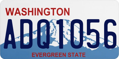 WA license plate ADQ1056