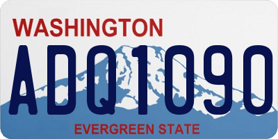 WA license plate ADQ1090
