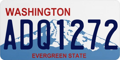 WA license plate ADQ1272