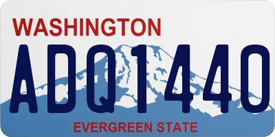 WA license plate ADQ1440