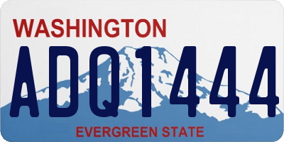 WA license plate ADQ1444