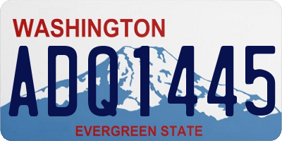 WA license plate ADQ1445