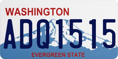 WA license plate ADQ1515