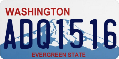 WA license plate ADQ1516