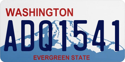 WA license plate ADQ1541