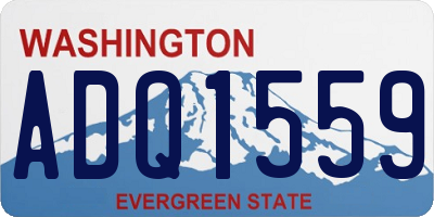 WA license plate ADQ1559