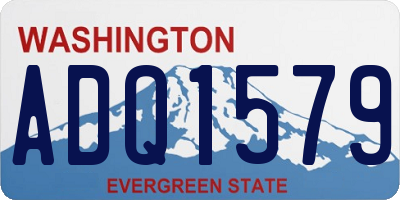 WA license plate ADQ1579