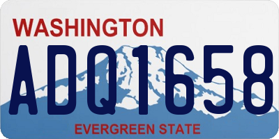 WA license plate ADQ1658