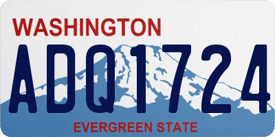 WA license plate ADQ1724