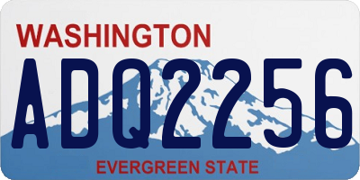 WA license plate ADQ2256