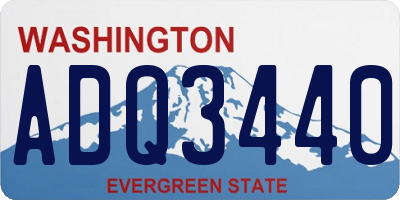WA license plate ADQ3440