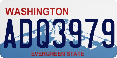 WA license plate ADQ3979