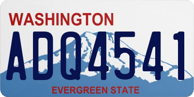 WA license plate ADQ4541